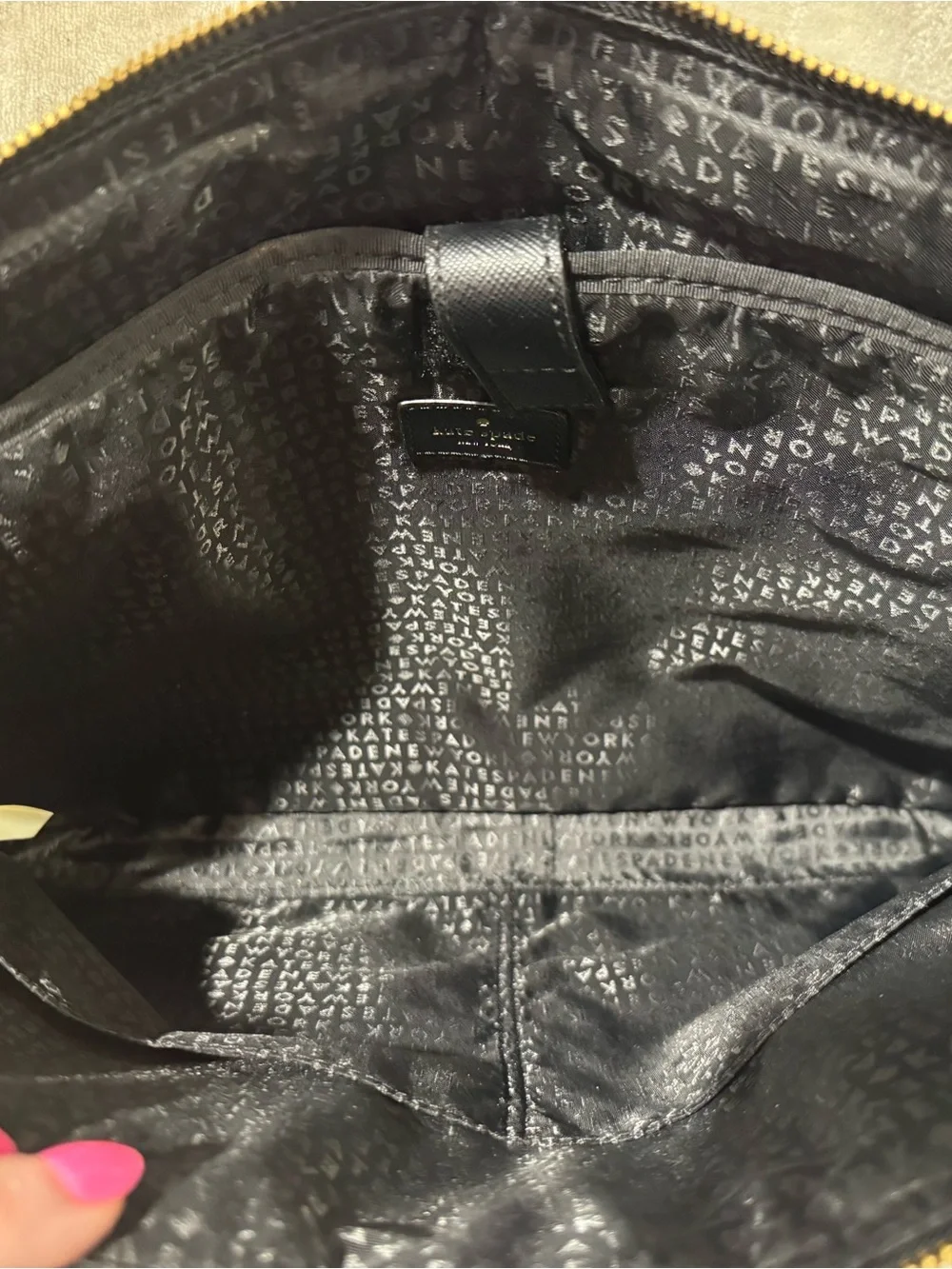 kate spade Black Nylon Briefcase Tote